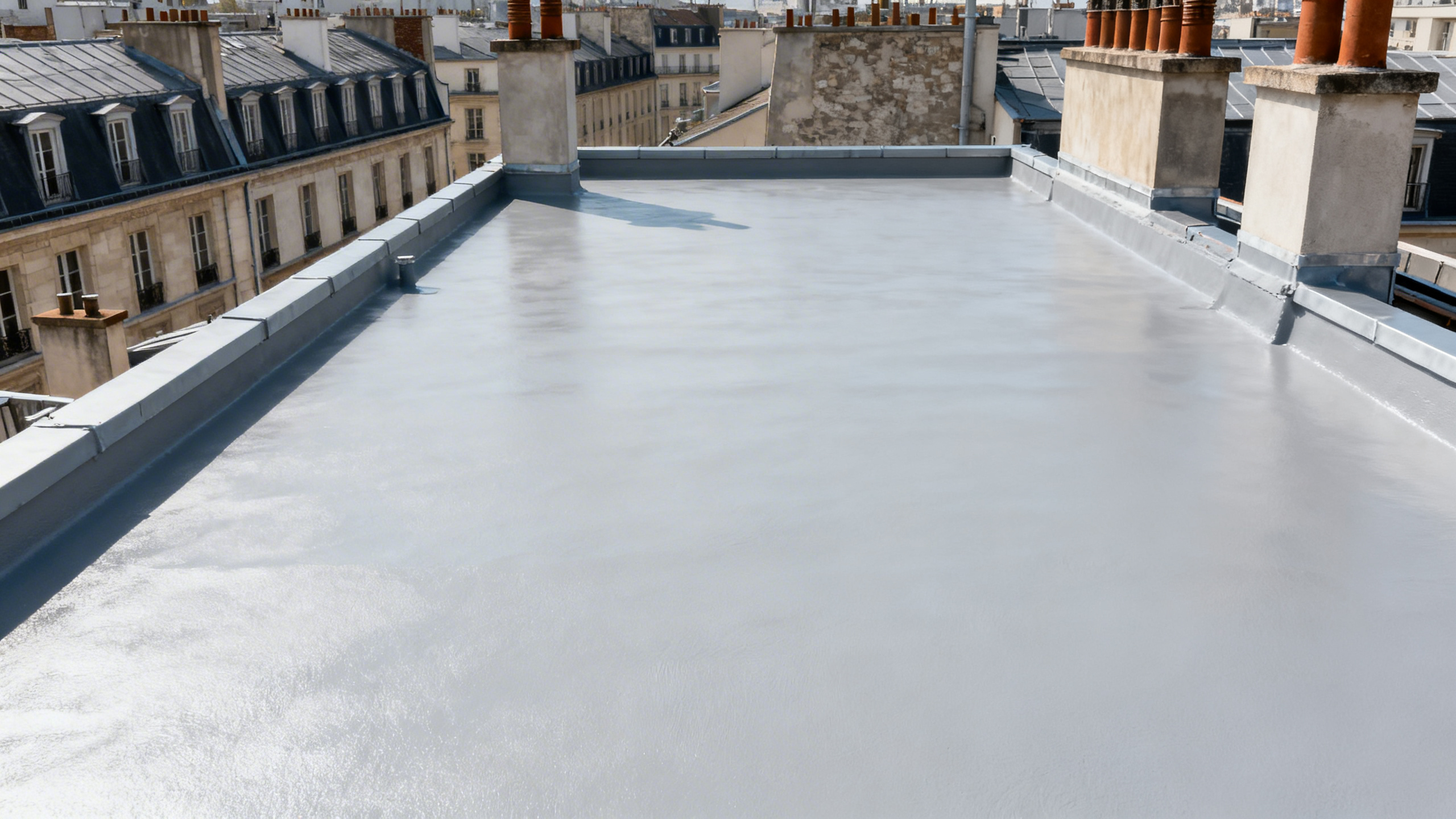 Étanchéité liquide résine polyuréthane toiture terrasse Créteil